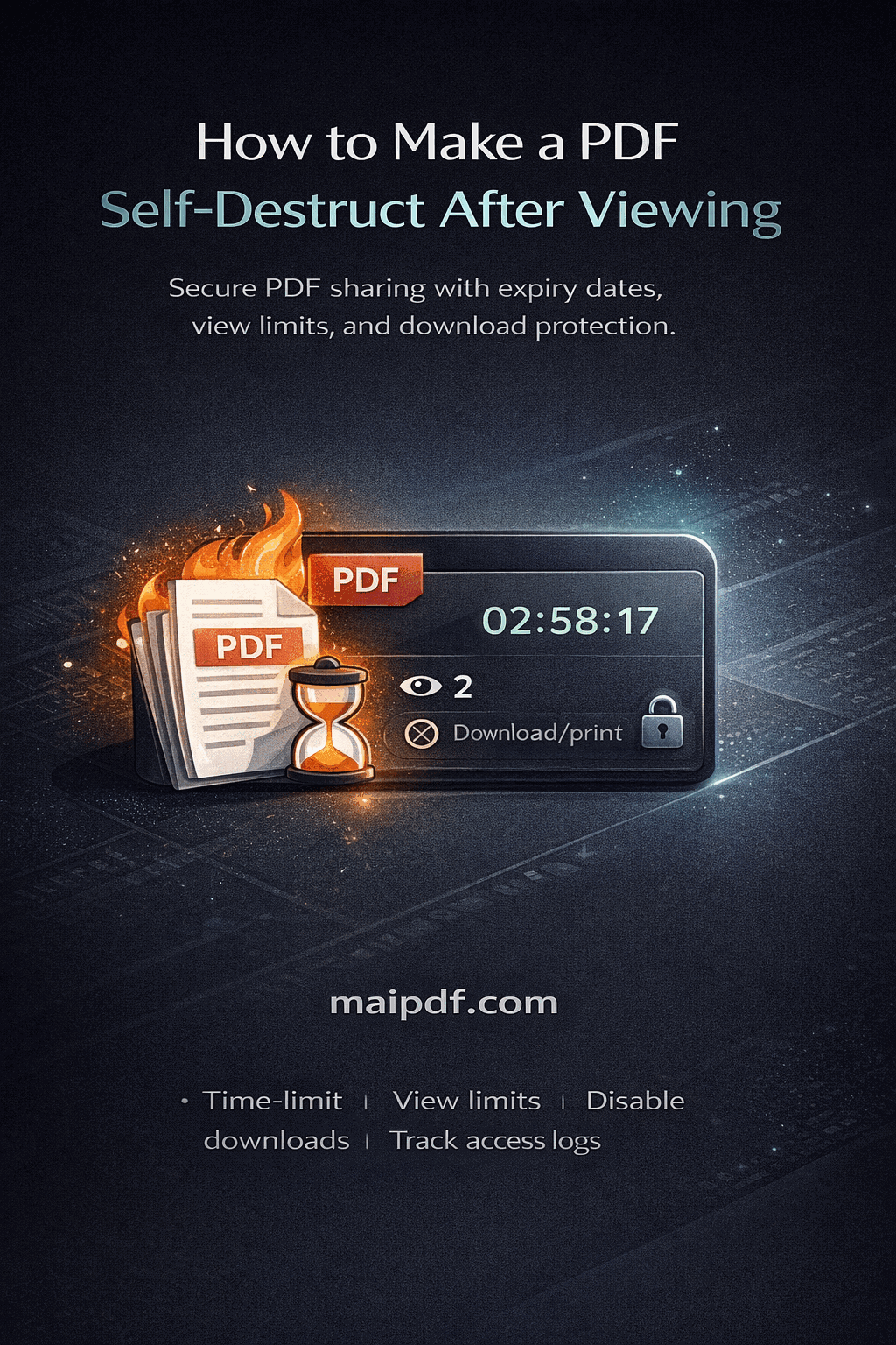 Time-limited PDF self-destruct feature — whitepaper expires after set date