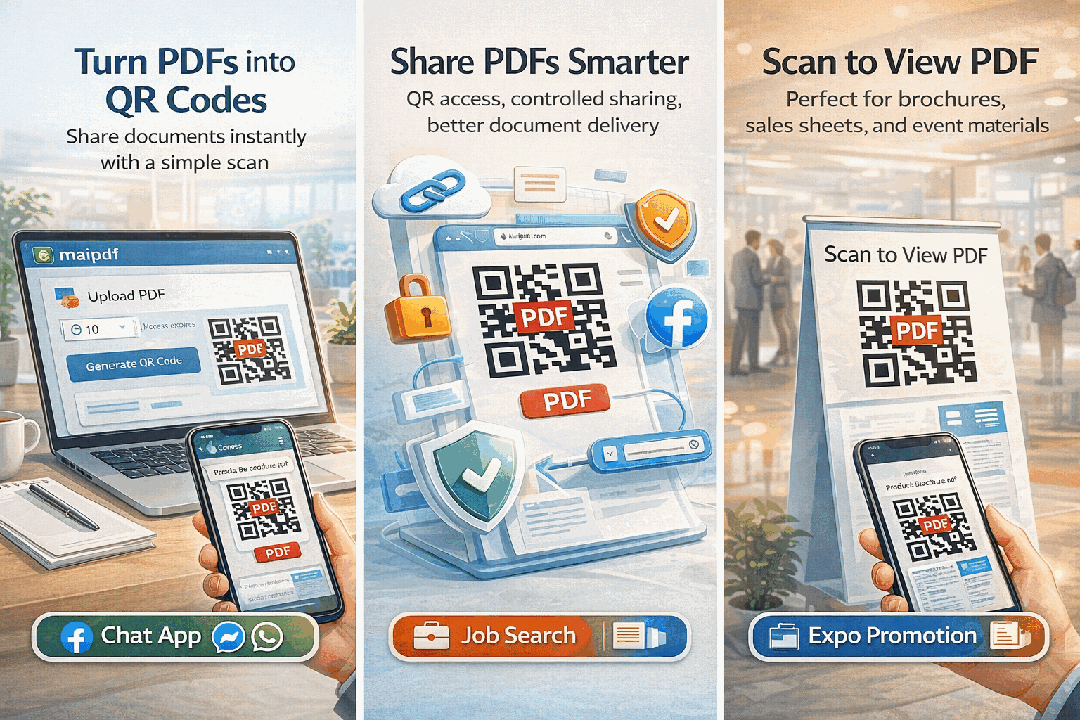 Share PDF easily and free — upload and send in seconds