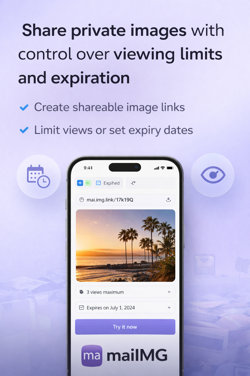 Limits and expiration visual
